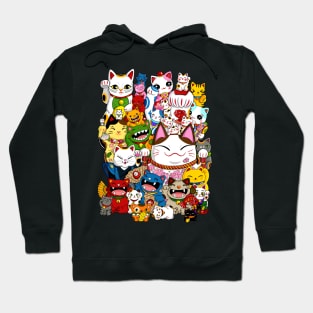Maneki Neko (Lucky Cat) Collection Hoodie